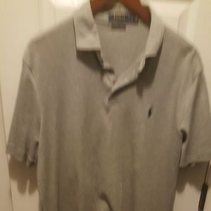 Gray Ralph Lauren Polo shirt Large